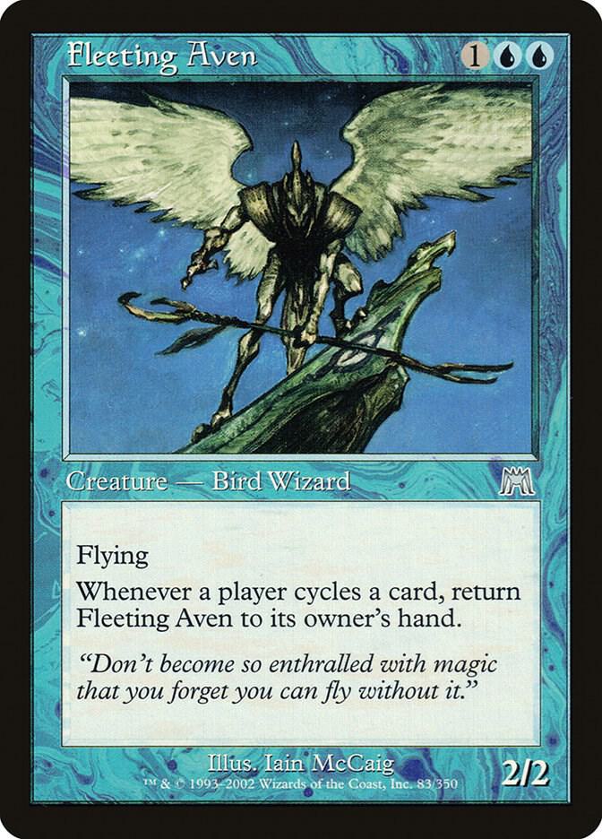 Fleeting Aven 83 card from Onslaught
