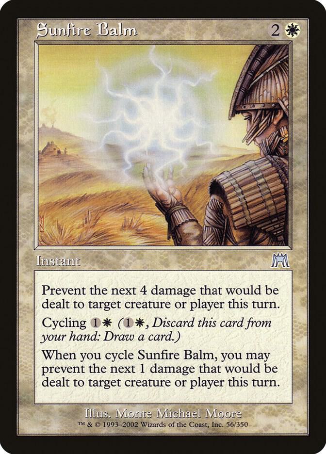 Sunfire Balm 56 card from Onslaught