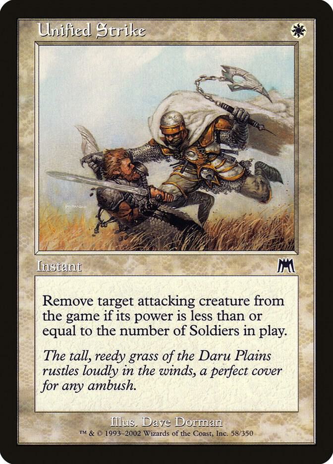 Unified Strike 58 card from Onslaught