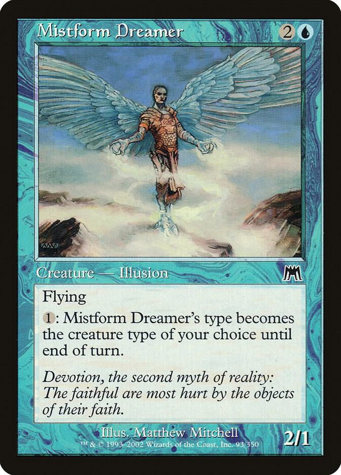 Mistform Dreamer 93 card from Onslaught