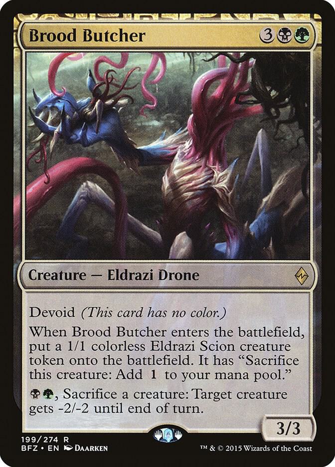 Brood Butcher 199 card from Battle for Zendikar