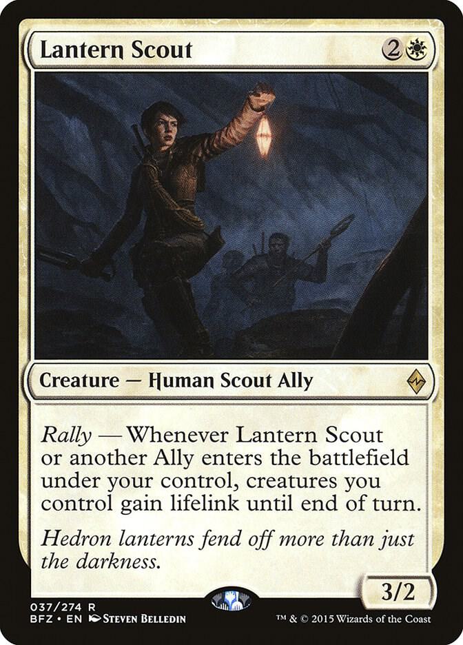 Lantern Scout 37 card from Battle for Zendikar
