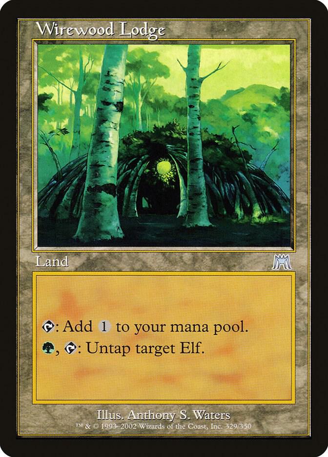 Wirewood Lodge 329 card from Onslaught