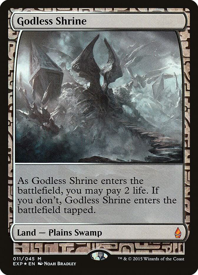 Godless Shrine 11 card from Zendikar Expeditions