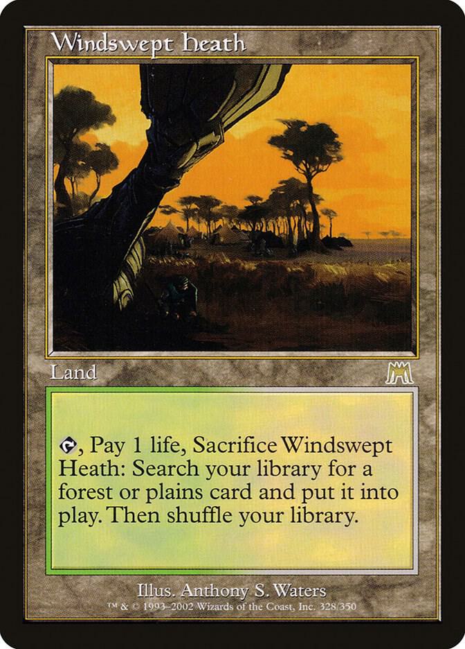 Windswept Heath 328 card from Onslaught