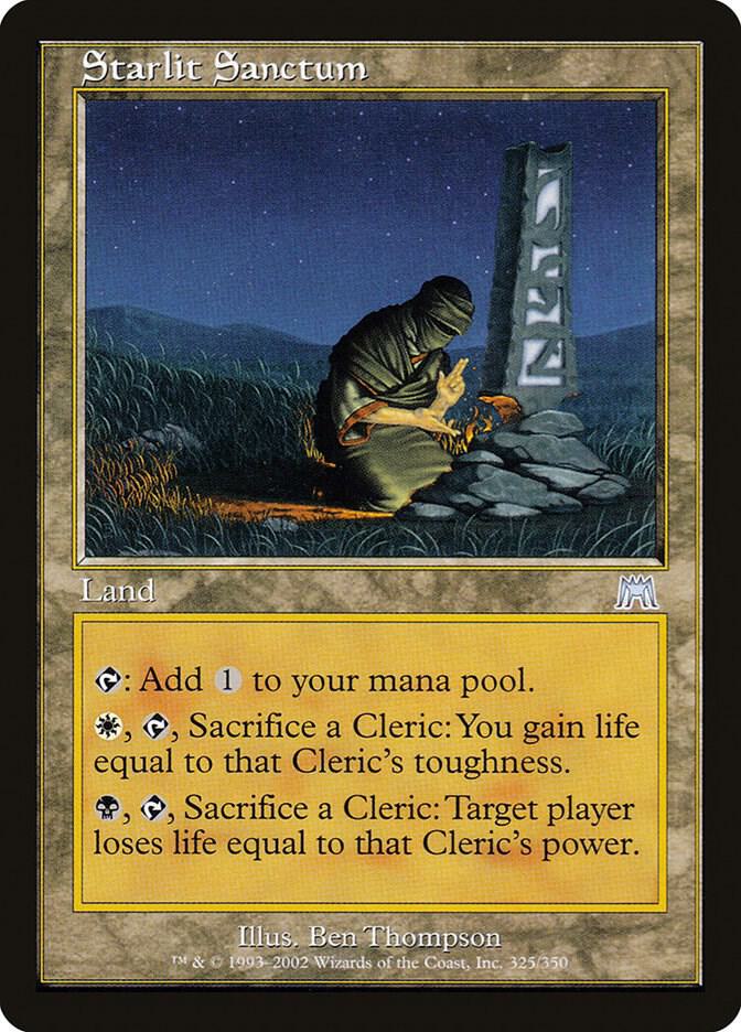 Starlit Sanctum 325 card from Onslaught