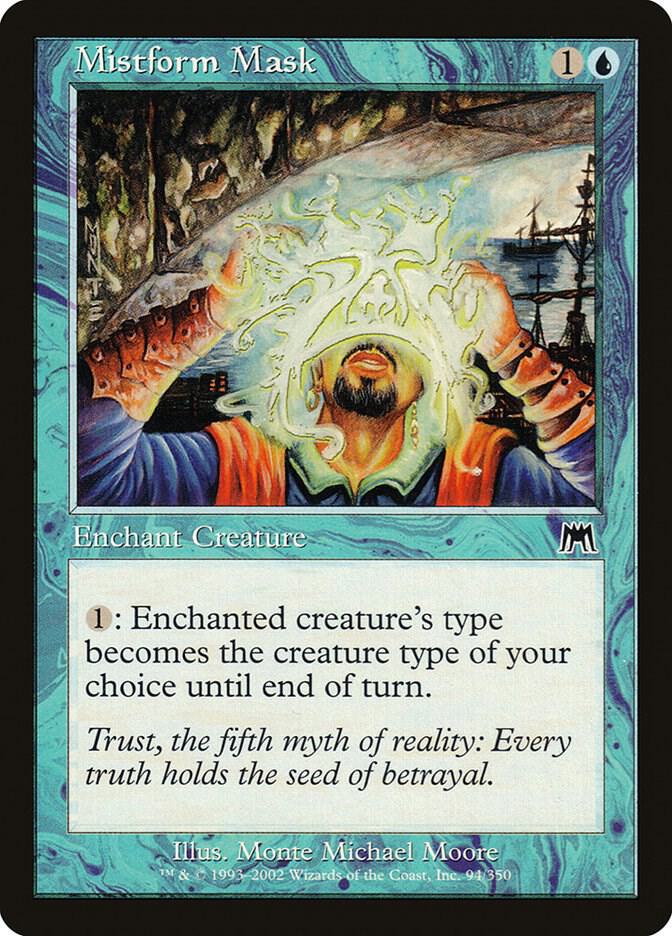Mistform Mask 94 card from Onslaught