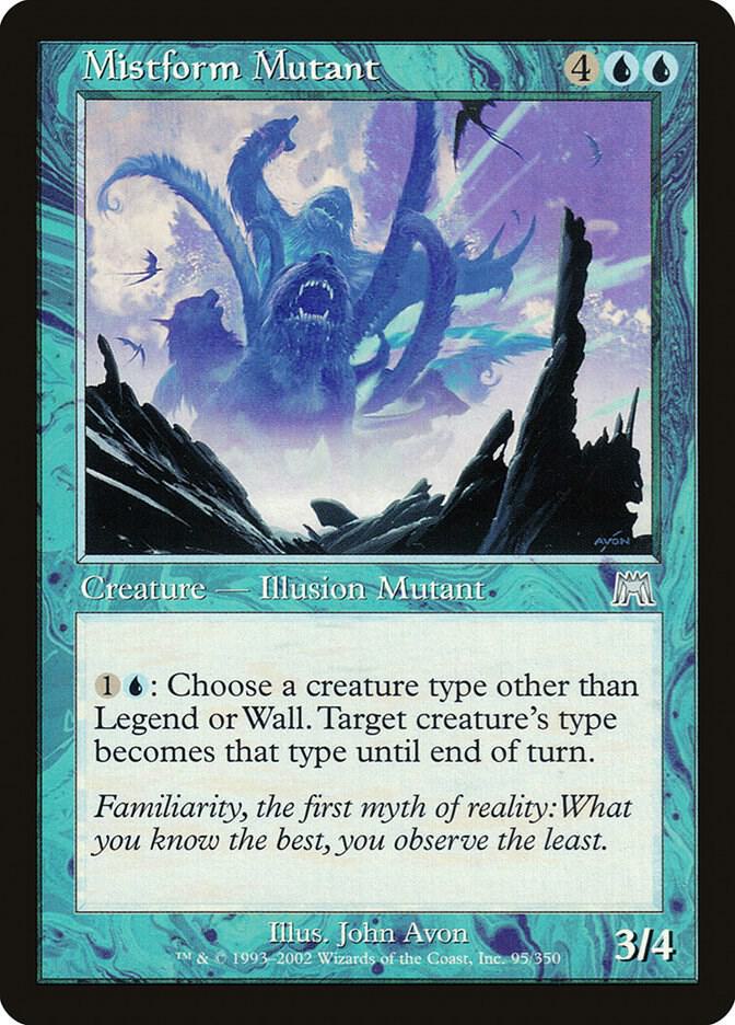 Mistform Mutant 95 card from Onslaught