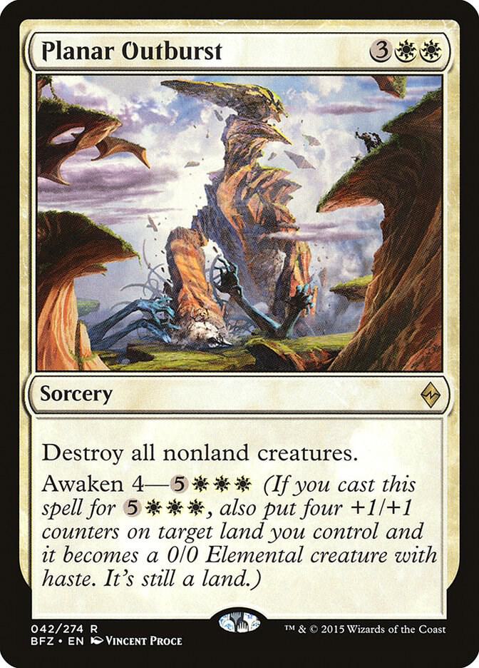 Planar Outburst 42 card from Battle for Zendikar