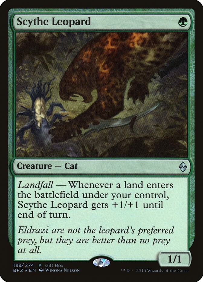 Scythe Leopard 188 card from Gift Boxes and Promos
