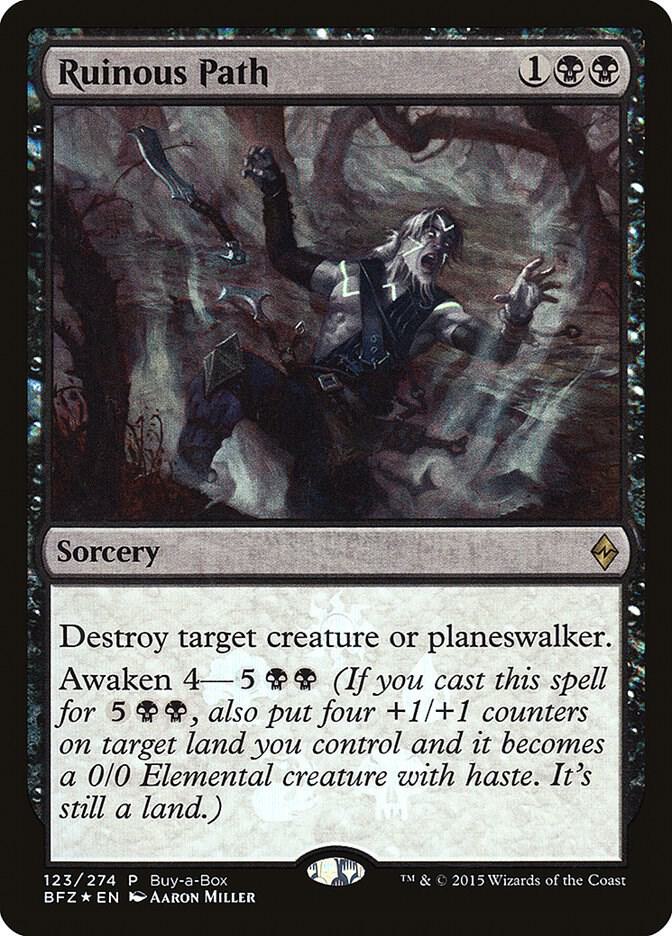 Ruinous Path 123 card from Buy-A-Box Promos