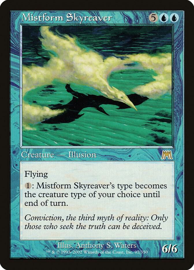 Mistform Skyreaver 97 card from Onslaught