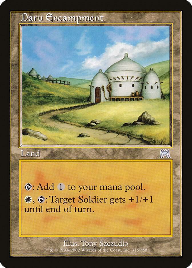 Daru Encampment 315 card from Onslaught