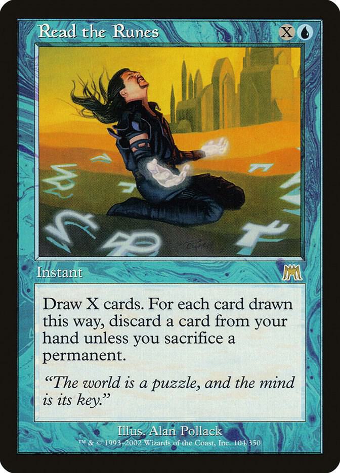 Read the Runes 104 card from Onslaught