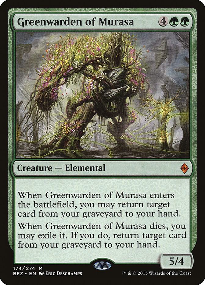Greenwarden of Murasa 174 card from Battle for Zendikar