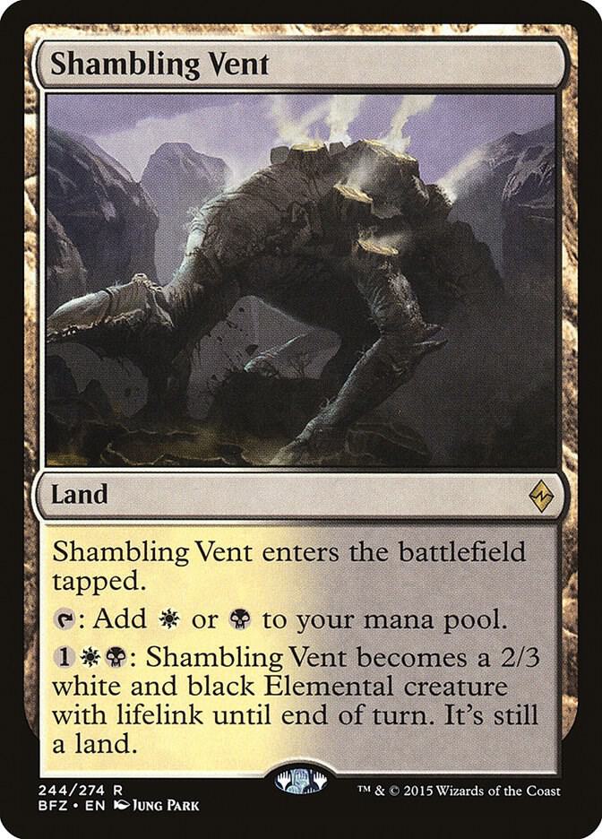 Shambling Vent 244 card from Battle for Zendikar