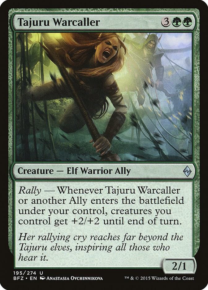 Tajuru Warcaller 195 card from Battle for Zendikar