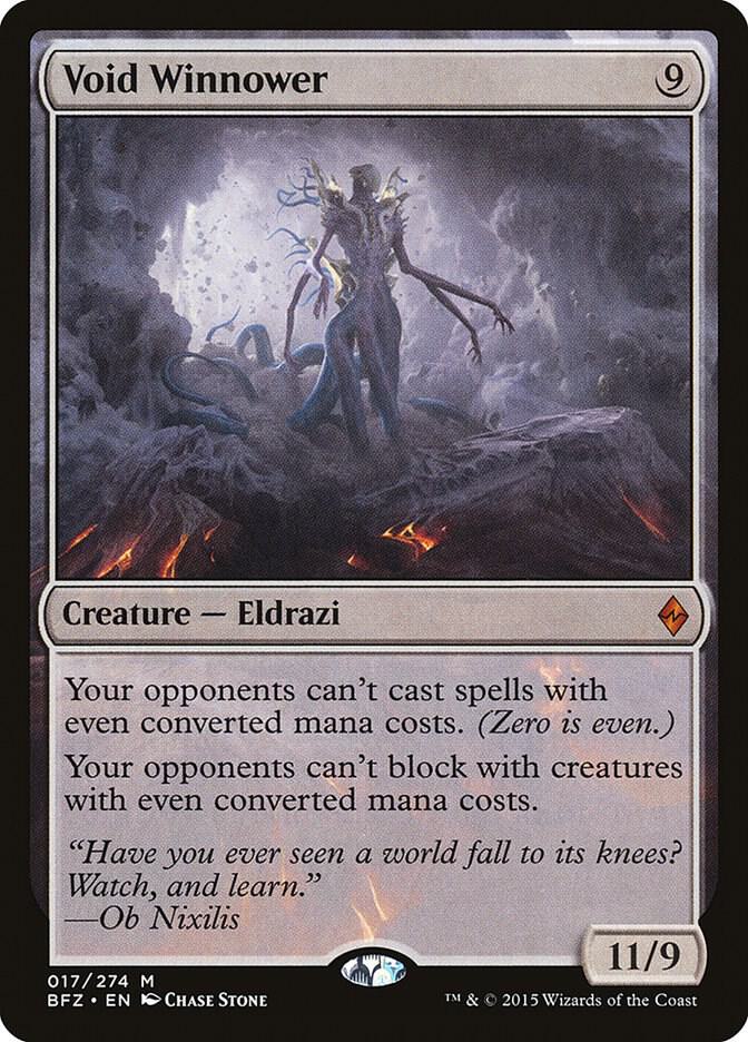 Void Winnower 17 card from Battle for Zendikar