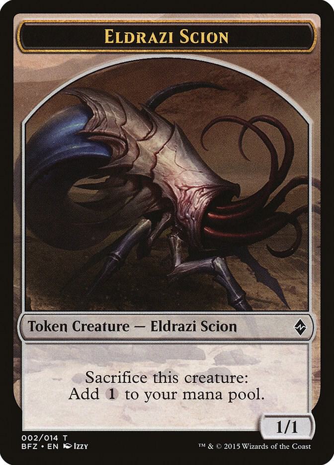 Eldrazi Scion Token 2 card from Battle for Zendikar