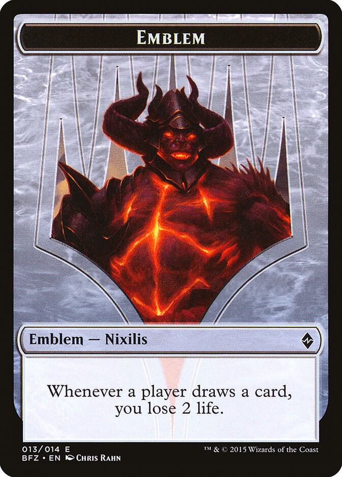 Emblem - Ob Nixilis Reignited 13 card from Battle for Zendikar