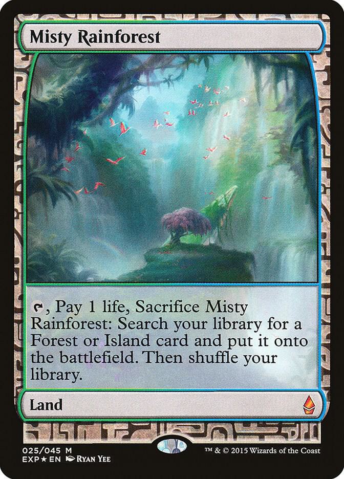 Misty Rainforest 25 card from Zendikar Expeditions