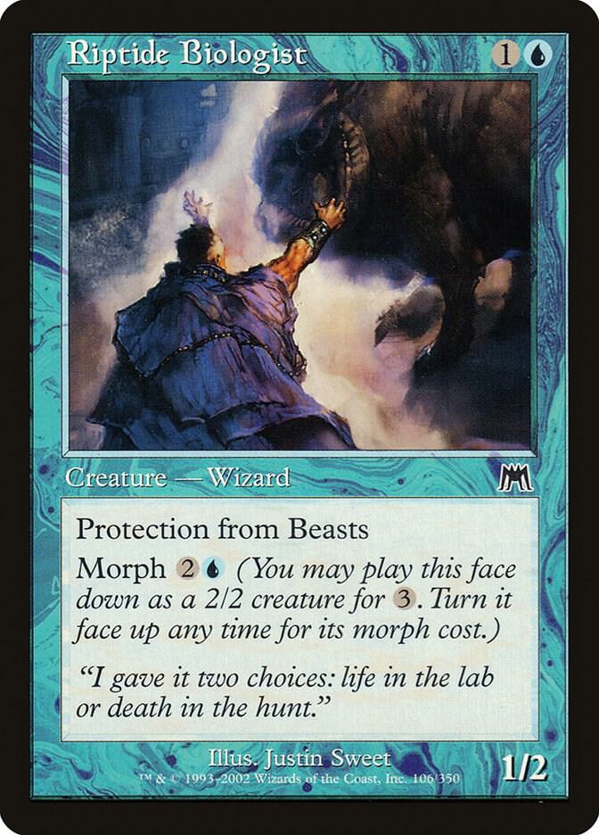 Riptide Biologist 106 card from Onslaught
