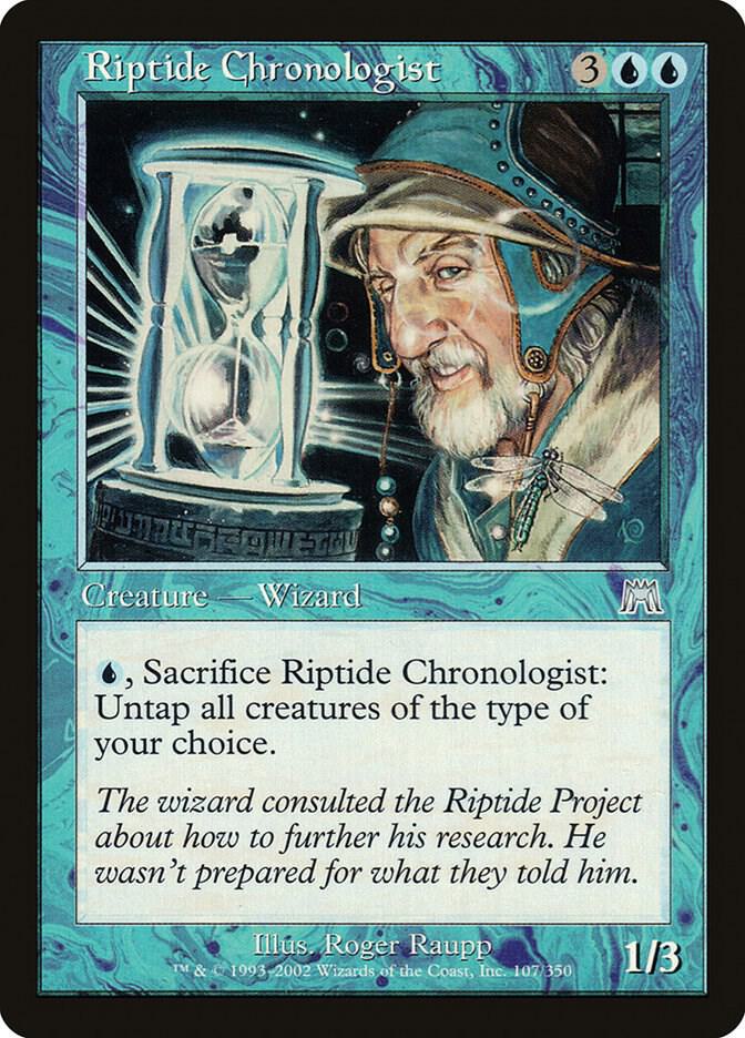Riptide Chronologist 107 card from Onslaught