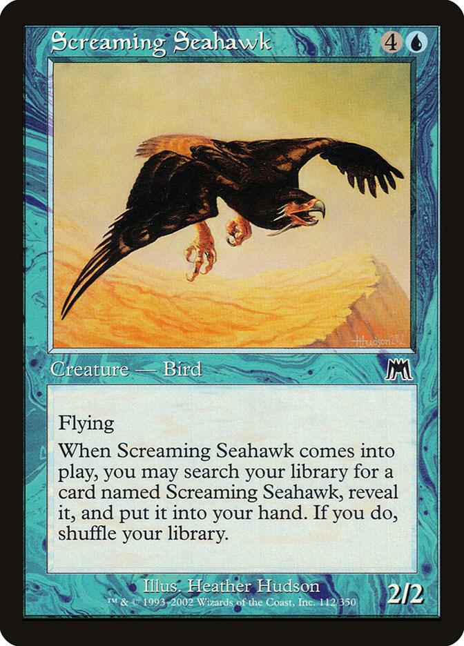 Screaming Seahawk 112 card from Onslaught