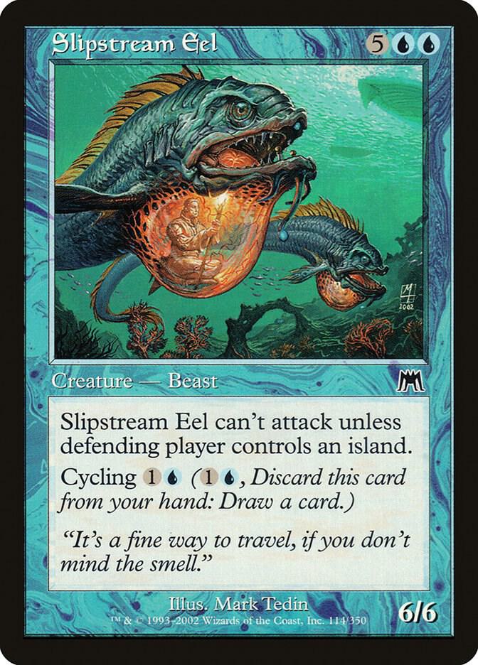 Slipstream Eel 114 card from Onslaught