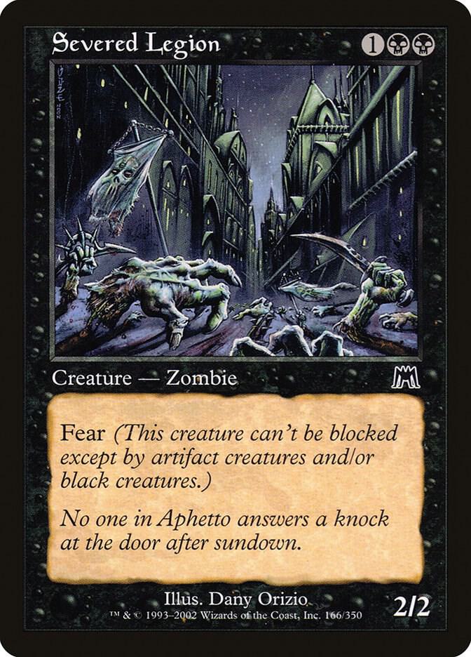 Severed Legion 166 card from Onslaught