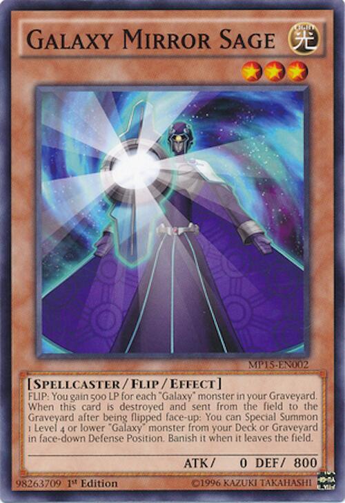 Galaxy Mirror Sage MP15-EN002 card from 2015 Mega-Tins Mega Pack