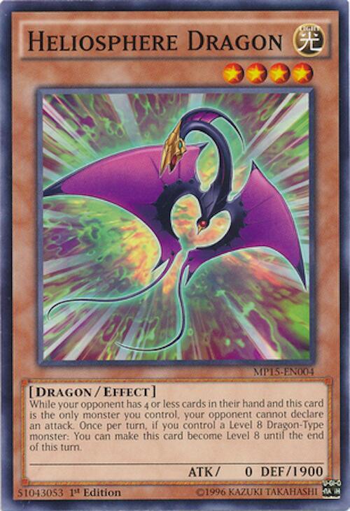 Heliosphere Dragon MP15-EN004 card from 2015 Mega-Tins Mega Pack