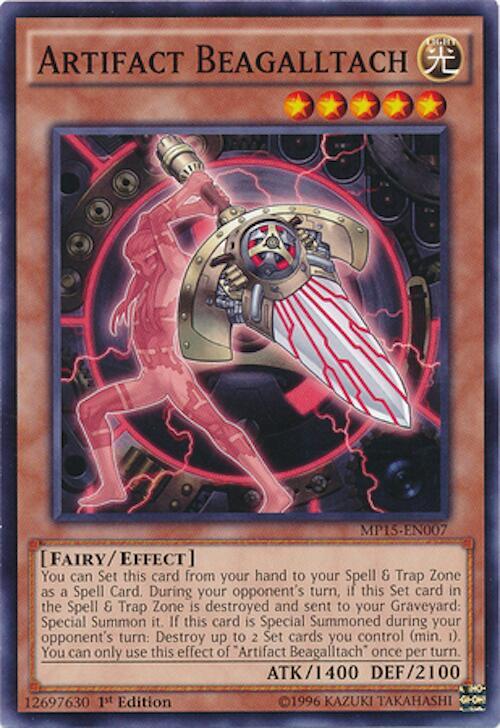 Artifact Beagalltach MP15-EN007 card from 2015 Mega-Tins Mega Pack