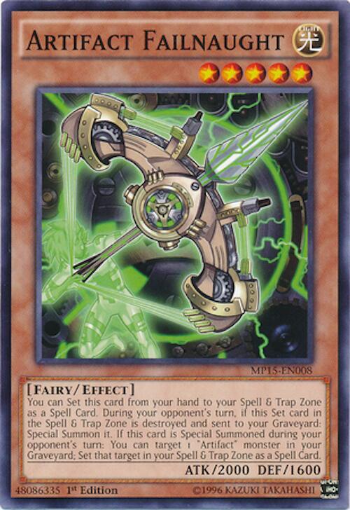 Artifact Failnaught MP15-EN008 card from 2015 Mega-Tins Mega Pack