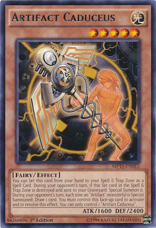 Artifact Caduceus MP15-EN012 card from 2015 Mega-Tins Mega Pack
