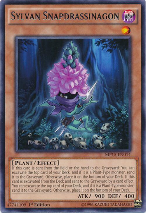 Sylvan Snapdrassinagon MP15-EN014 card from 2015 Mega-Tins Mega Pack