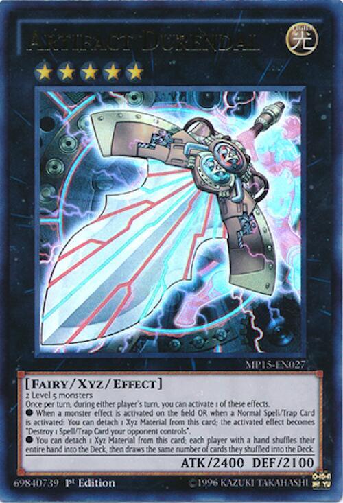 Artifact Durendal MP15-EN027 card from 2015 Mega-Tins Mega Pack