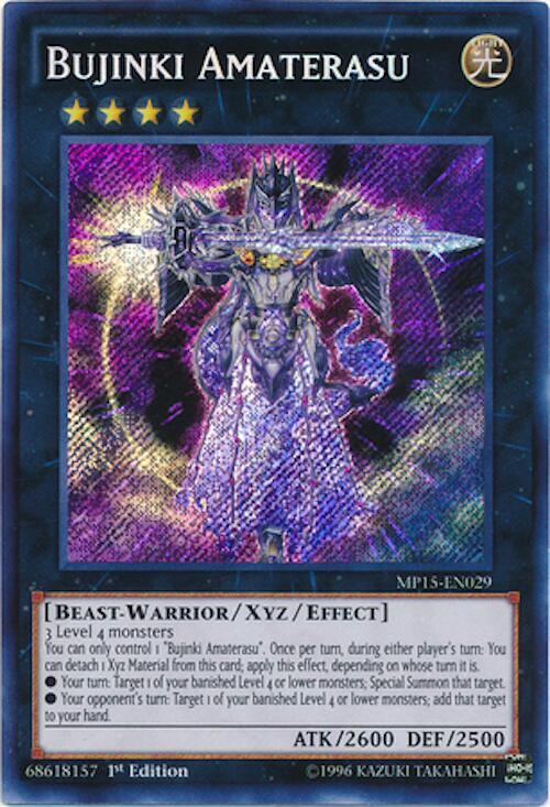 Bujinki Amaterasu MP15-EN029 card from 2015 Mega-Tins Mega Pack