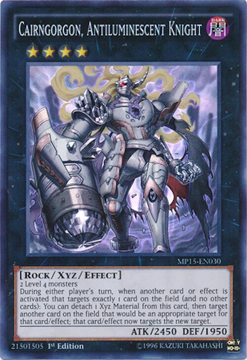 Cairngorgon, Antiluminescent Knight MP15-EN030 card from 2015 Mega-Tins Mega Pack