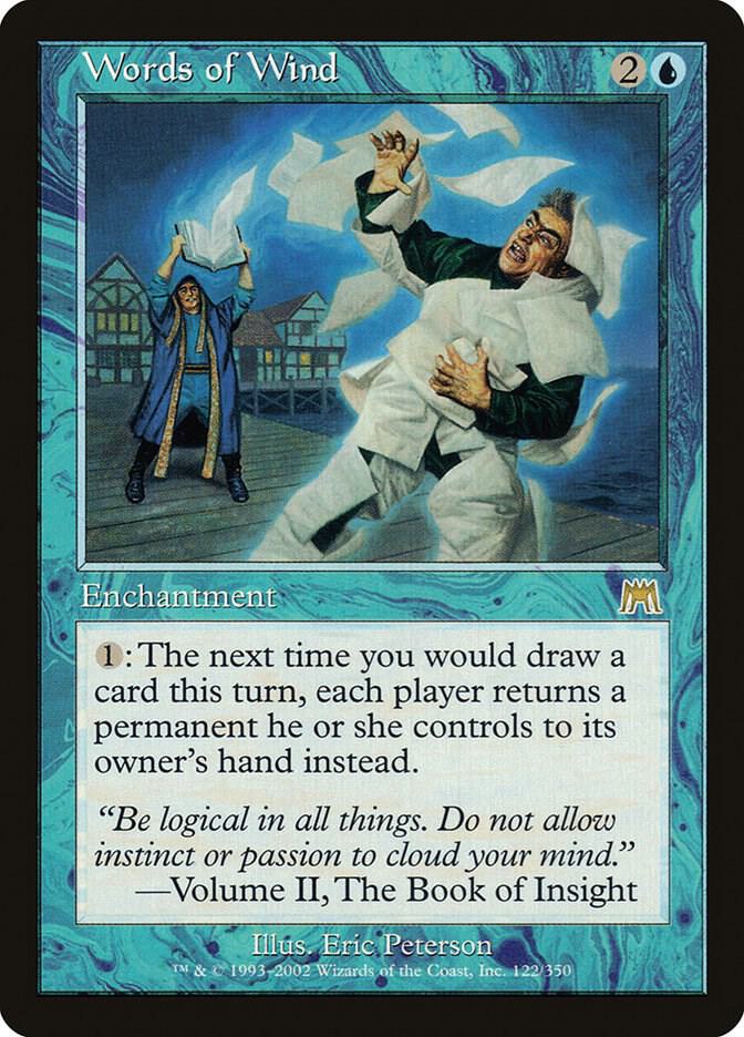 Words of Wind 122 card from Onslaught
