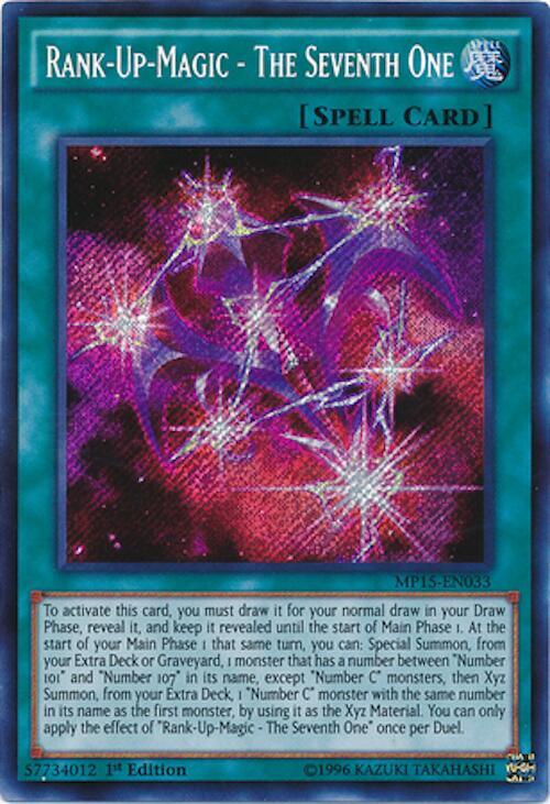 Rank-Up-Magic - The Seventh One MP15-EN033 card from 2015 Mega-Tins Mega Pack