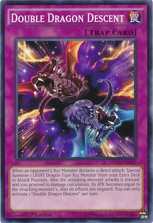 Double Dragon Descent MP15-EN039 card from 2015 Mega-Tins Mega Pack