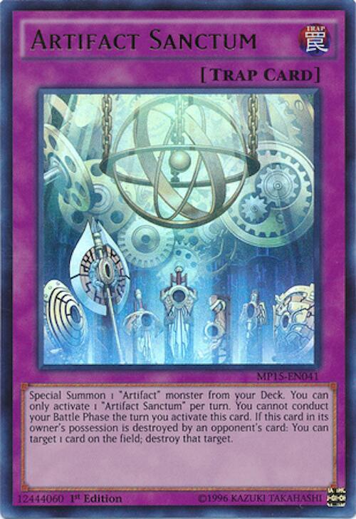 Artifact Sanctum MP15-EN041 card from 2015 Mega-Tins Mega Pack