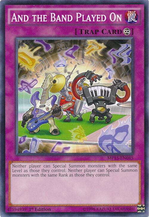 And the Band Played On MP15-EN045 card from 2015 Mega-Tins Mega Pack
