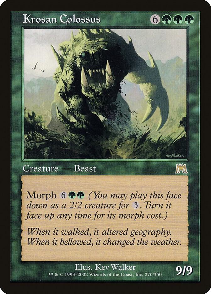 Krosan Colossus 270 card from Onslaught