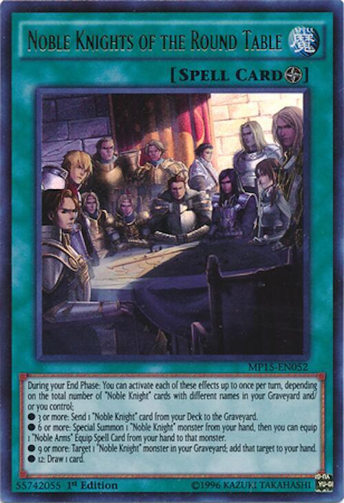 Noble Knights of the Round Table MP15-EN052 card from 2015 Mega-Tins Mega Pack
