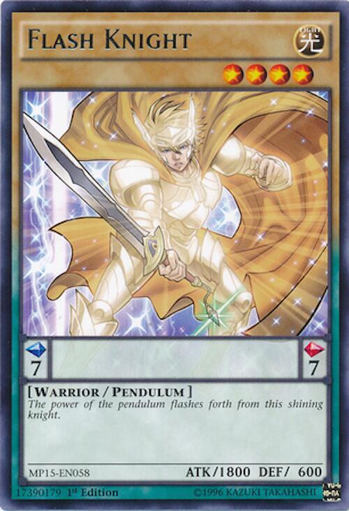 Flash Knight MP15-EN058 card from 2015 Mega-Tins Mega Pack