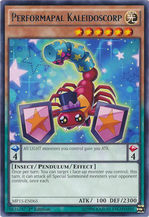 Performapal Kaleidoscorp MP15-EN065 card from 2015 Mega-Tins Mega Pack