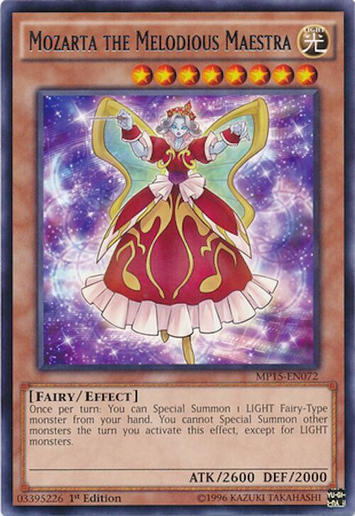 Mozarta the Melodious Maestra MP15-EN072 card from 2015 Mega-Tins Mega Pack