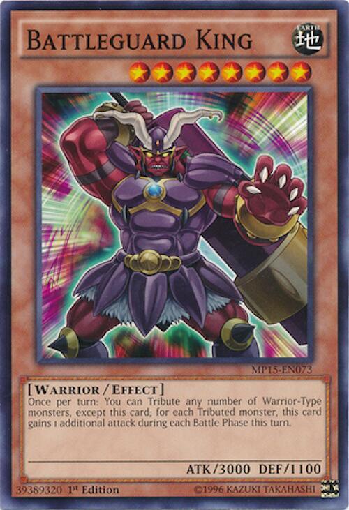 Battleguard King MP15-EN073 card from 2015 Mega-Tins Mega Pack